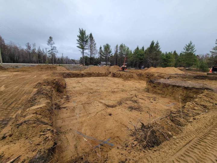 Travaux d'excavation Notre-Dame-de-Pontmain