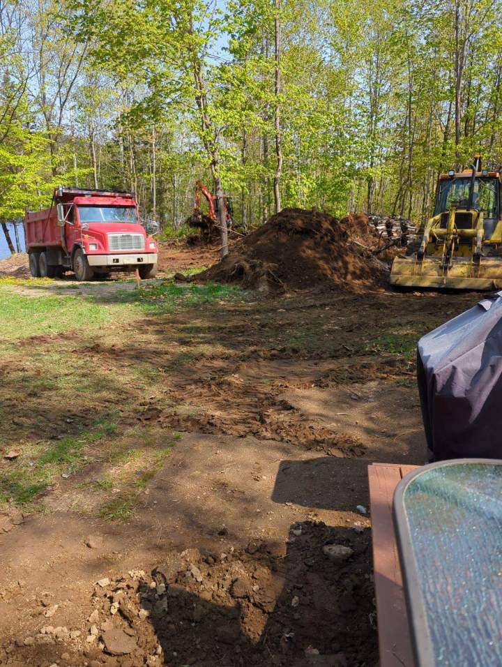 Excavation en cours Notre-Dame-de-Pontmain